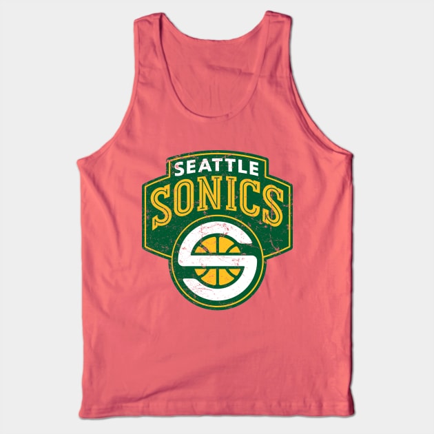 Seattle Sonics Tank Top by MindsparkCreative